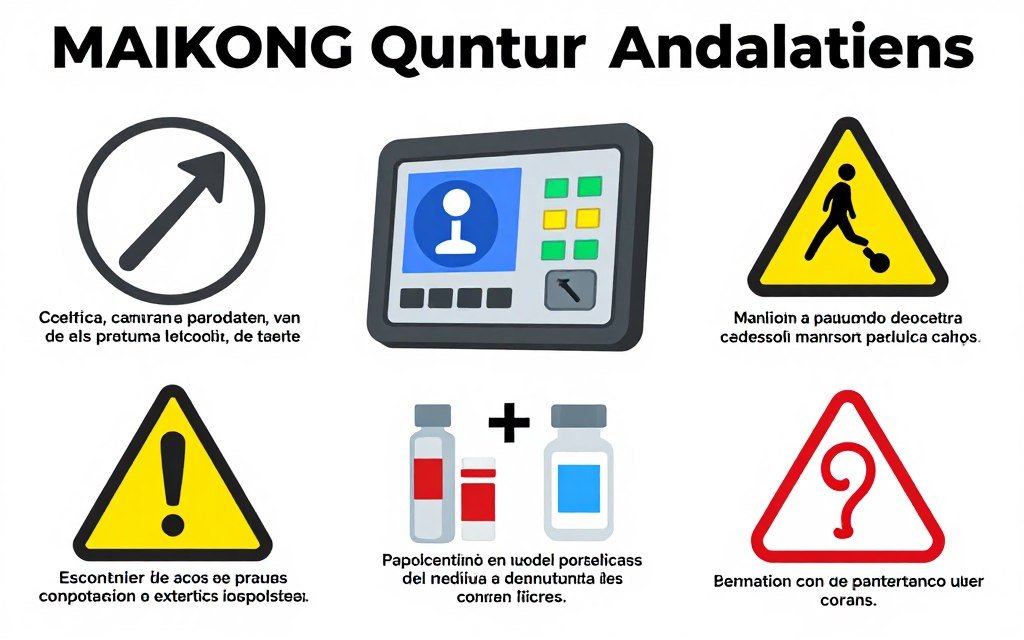 Advertencias de uso del analizador cuántico