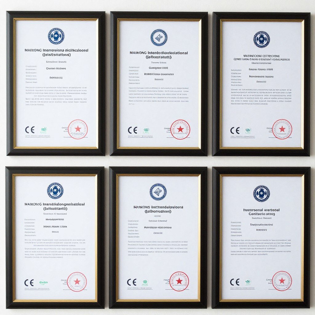 Certificaciones internacionales MAIKONG Certificaciones internacionales MAIKONG