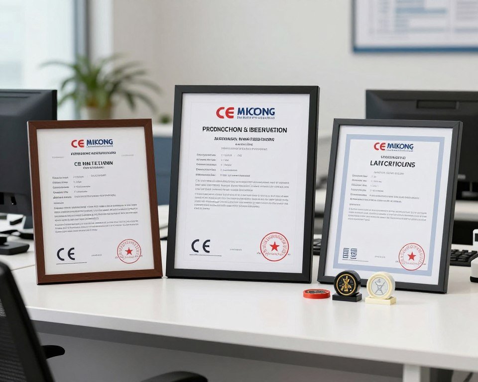 Certificados de calidad CE y reconocimientos internacionales de MAIKONG