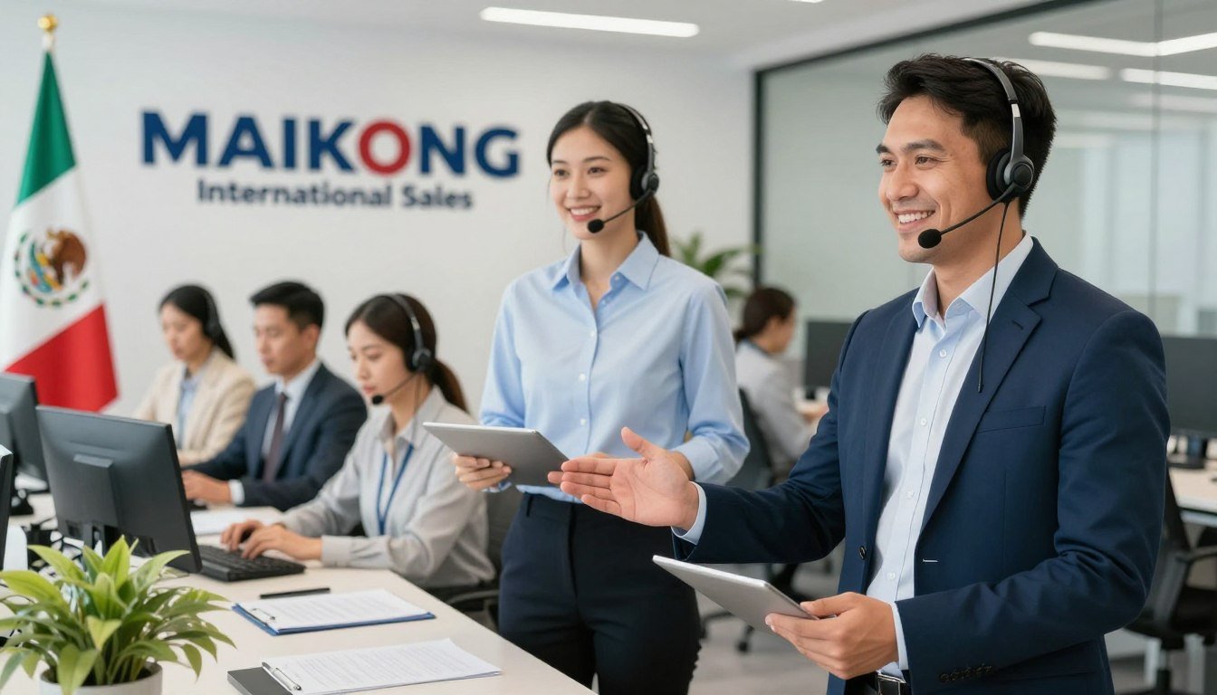 Equipo de ventas MAIKONG listo para atender distribuidores en México