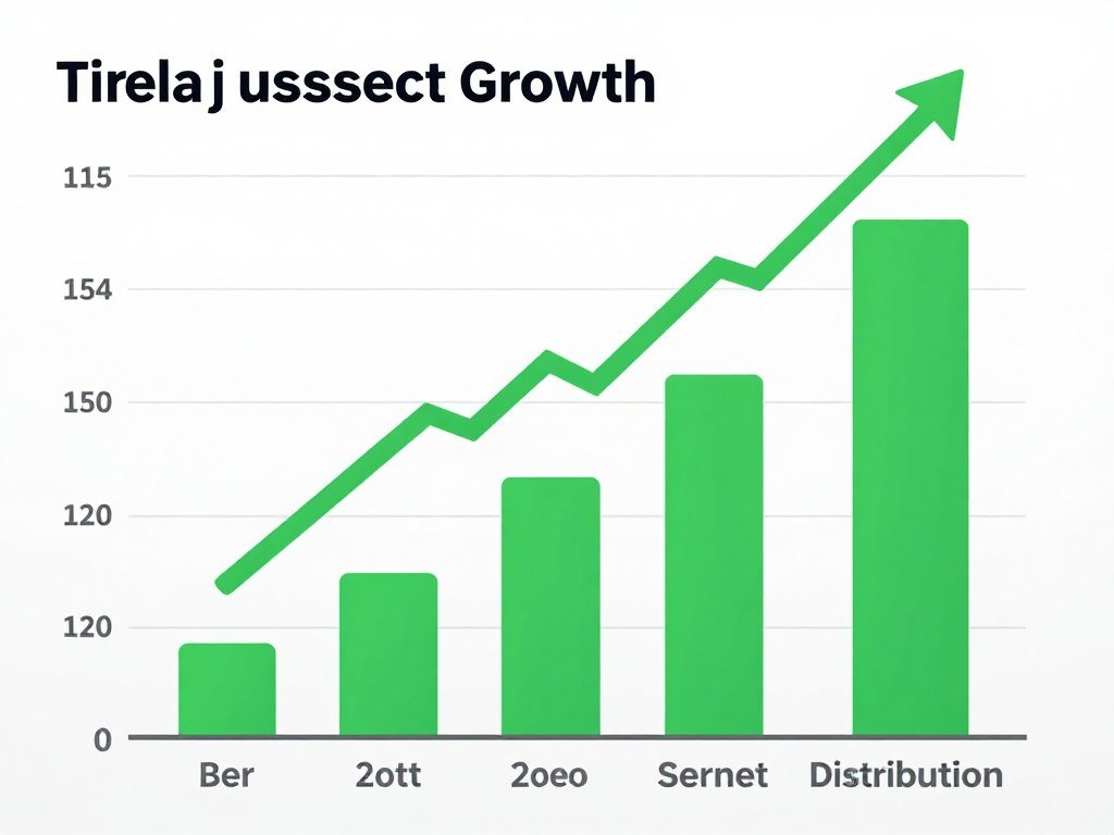 Gráfica de crecimiento de ingresos para distribuidores Gráfica de crecimiento de ingresos para distribuidores
