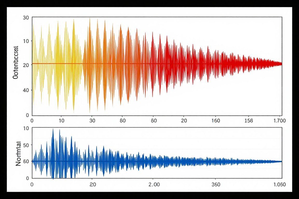 Gráfico de espectros de resonancia cuántica mostrando patrones normales vs anormales de diferentes sistemas corporales Gráfico de espectros de resonancia cuántica mostrando patrones normales vs anormales de diferentes sistemas corporales