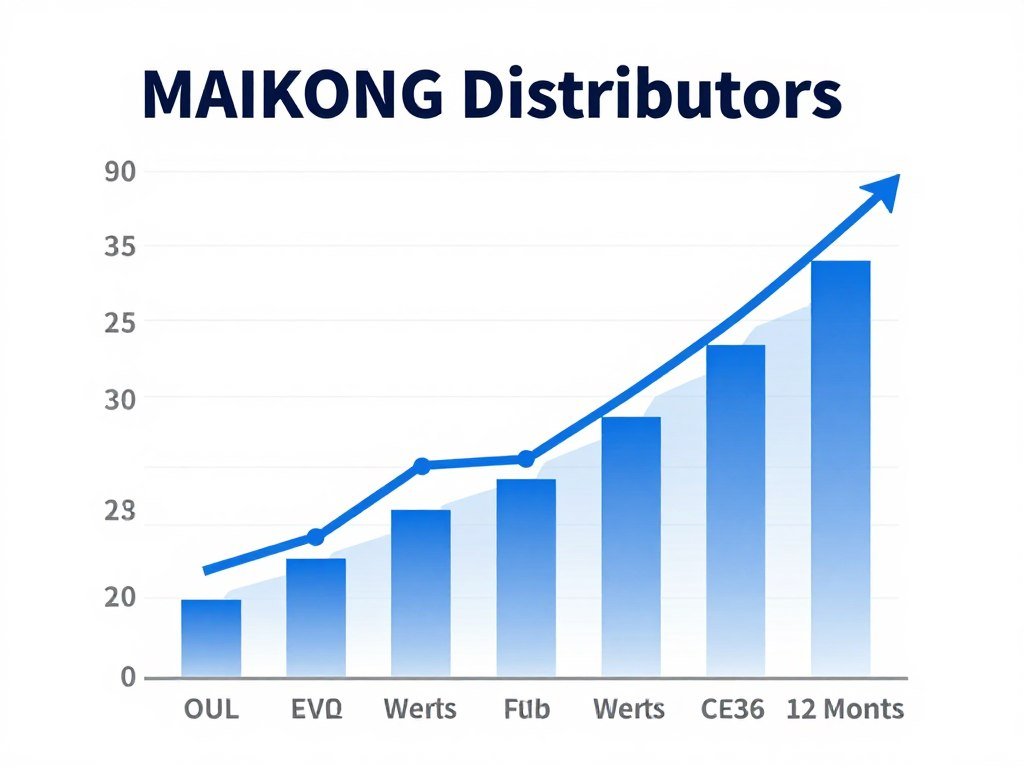 Gráfico de proyección de ingresos para distribuidores Gráfico de proyección de ingresos para distribuidores