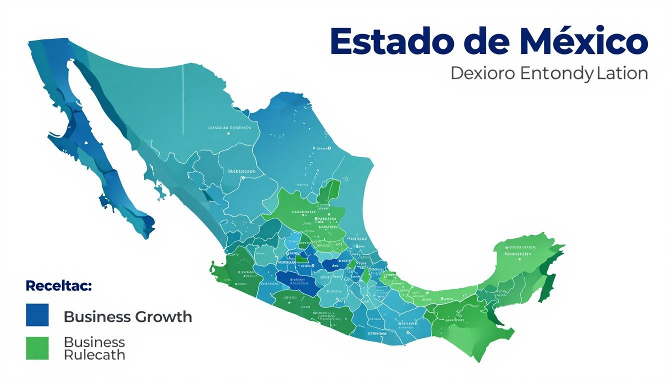 Mapa de México destacando oportunidades de distribución en diferentes estados Mapa de México destacando oportunidades de distribución en diferentes estados