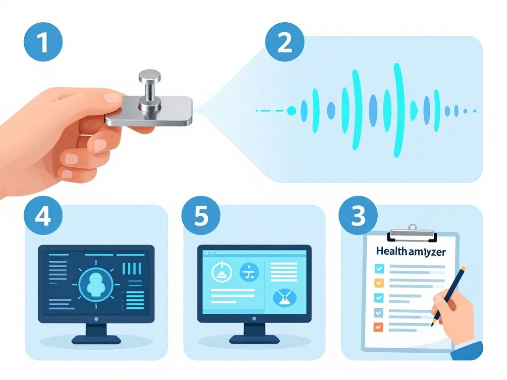 Proceso paso a paso de análisis con analizador cuántico Proceso paso a paso de análisis con analizador cuántico