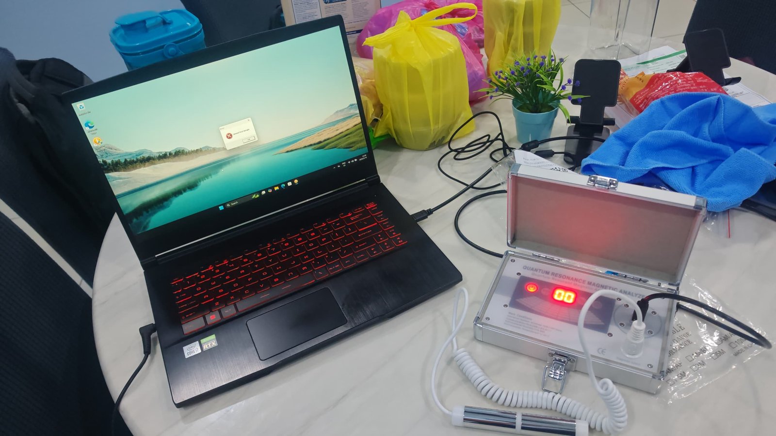 Características funcionales del analizador cuántico en uso clínico