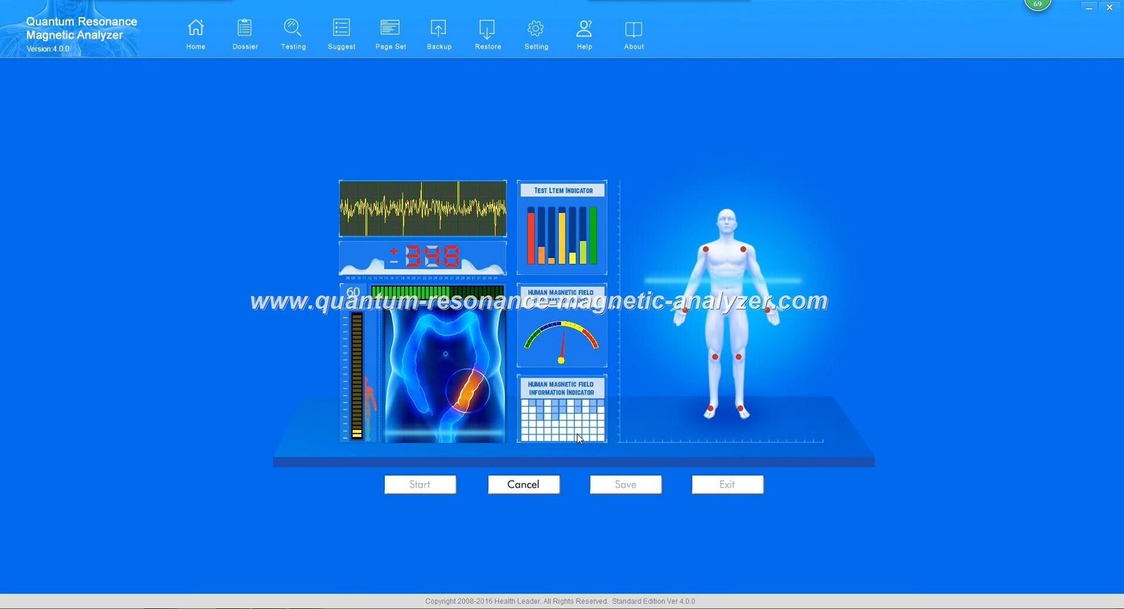 centro medicina preventiva chequeo salud analizador cuántico screening