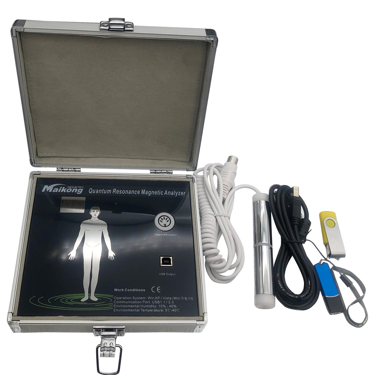 MAIKONG analizador cuántico bioescaner equipo completo con sensor y computadora