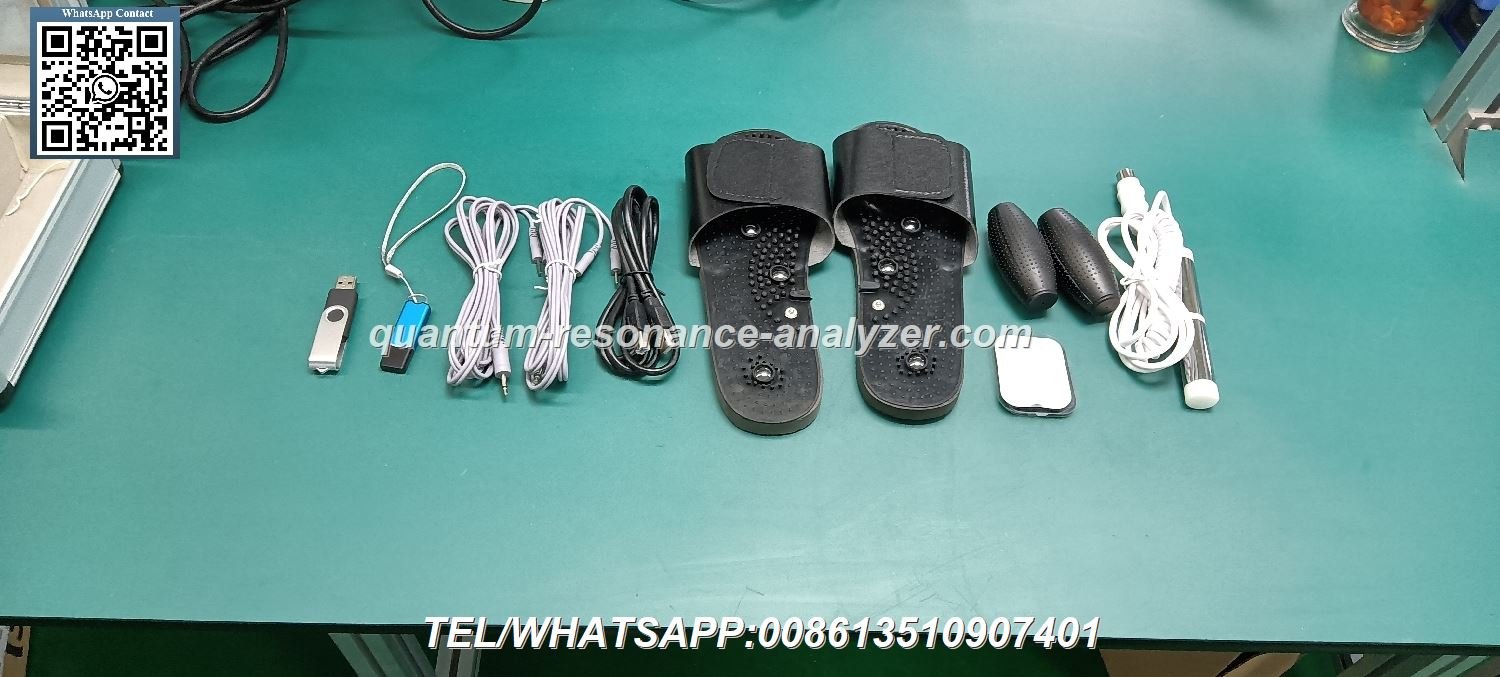 contenido completo del paquete analizador cuantico componentes y accesorios