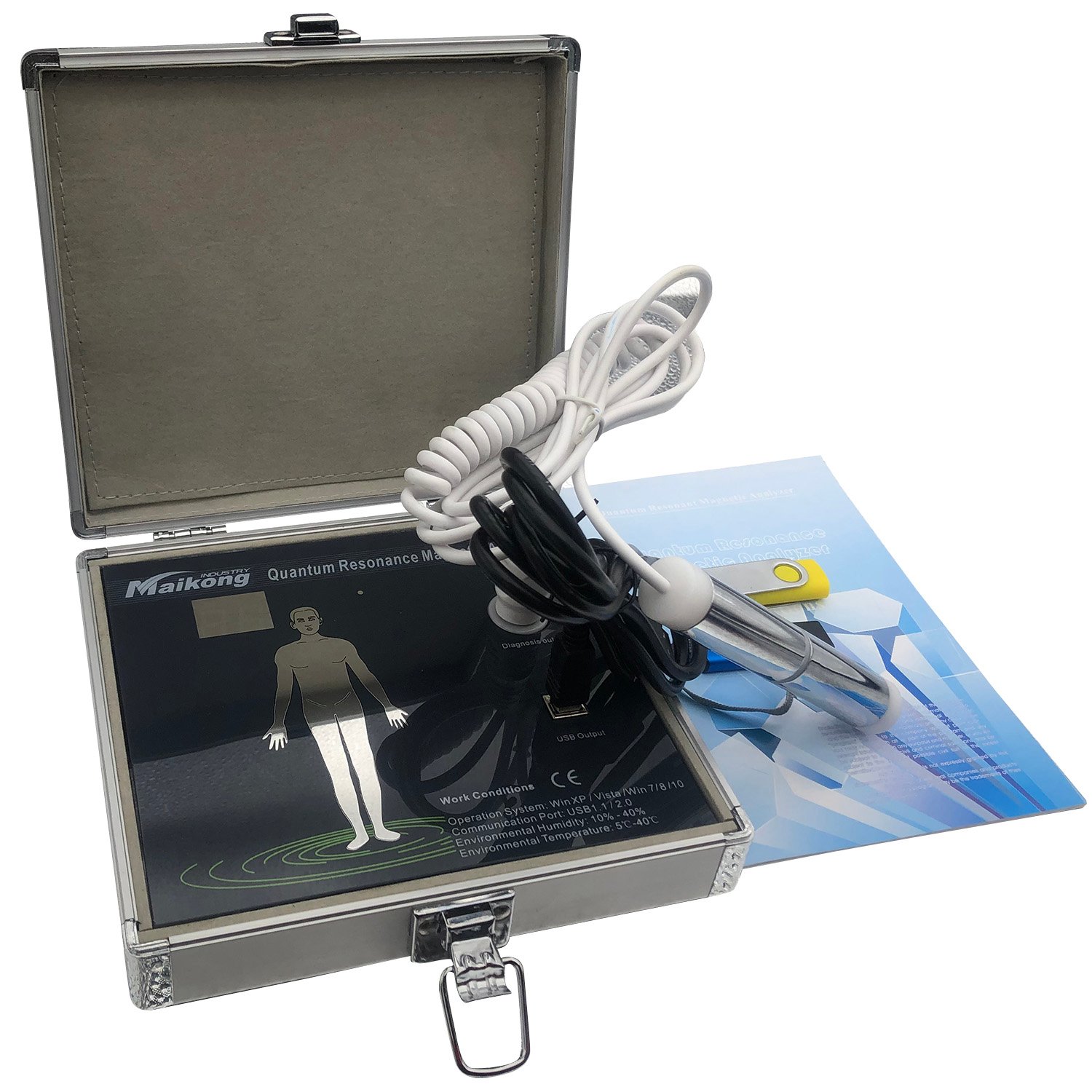 Analizador cuántico de resonancia magnética MAIKONG en uso clínico profesional