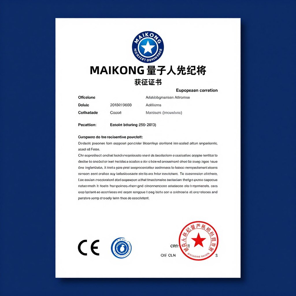 certificado CE analizador cuántico MAIKONG cumplimiento normativo europeo certificado CE analizador cuántico MAIKONG cumplimiento normativo europeo