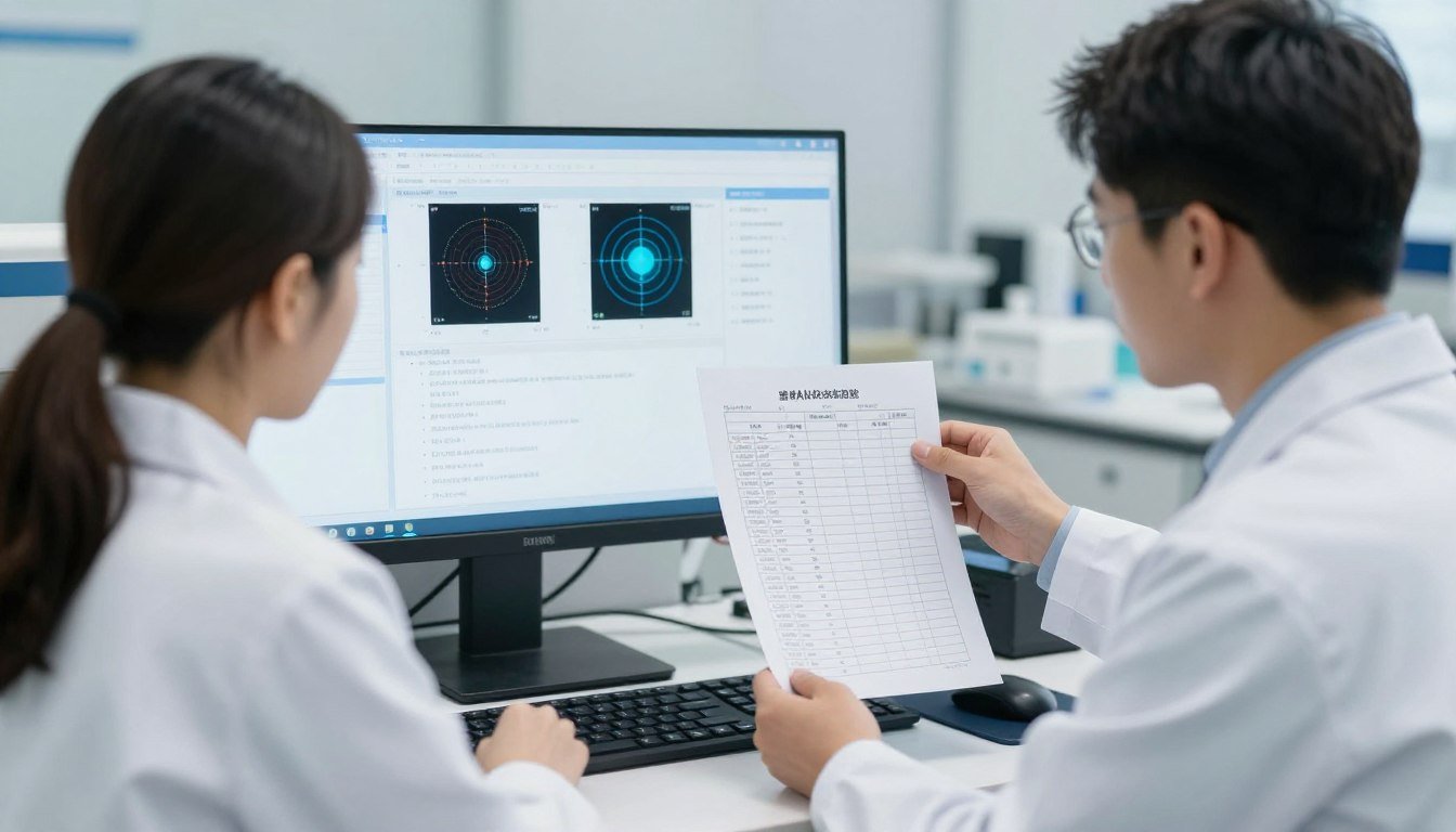 medico comparando resultados analizador cuantico con analisis laboratorio tradicional medico comparando resultados analizador cuantico con analisis laboratorio tradicional