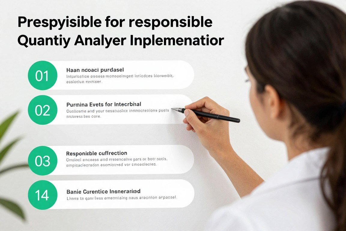checklist implementacion responsable analizador cuantico