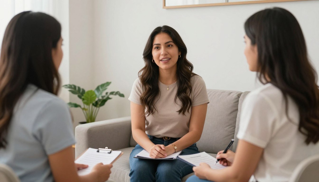 terapeuta mexicano compartiendo opinion sobre analizador cuantico